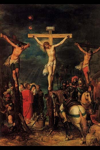 Crucifixion of Christ by Francken Painting Print